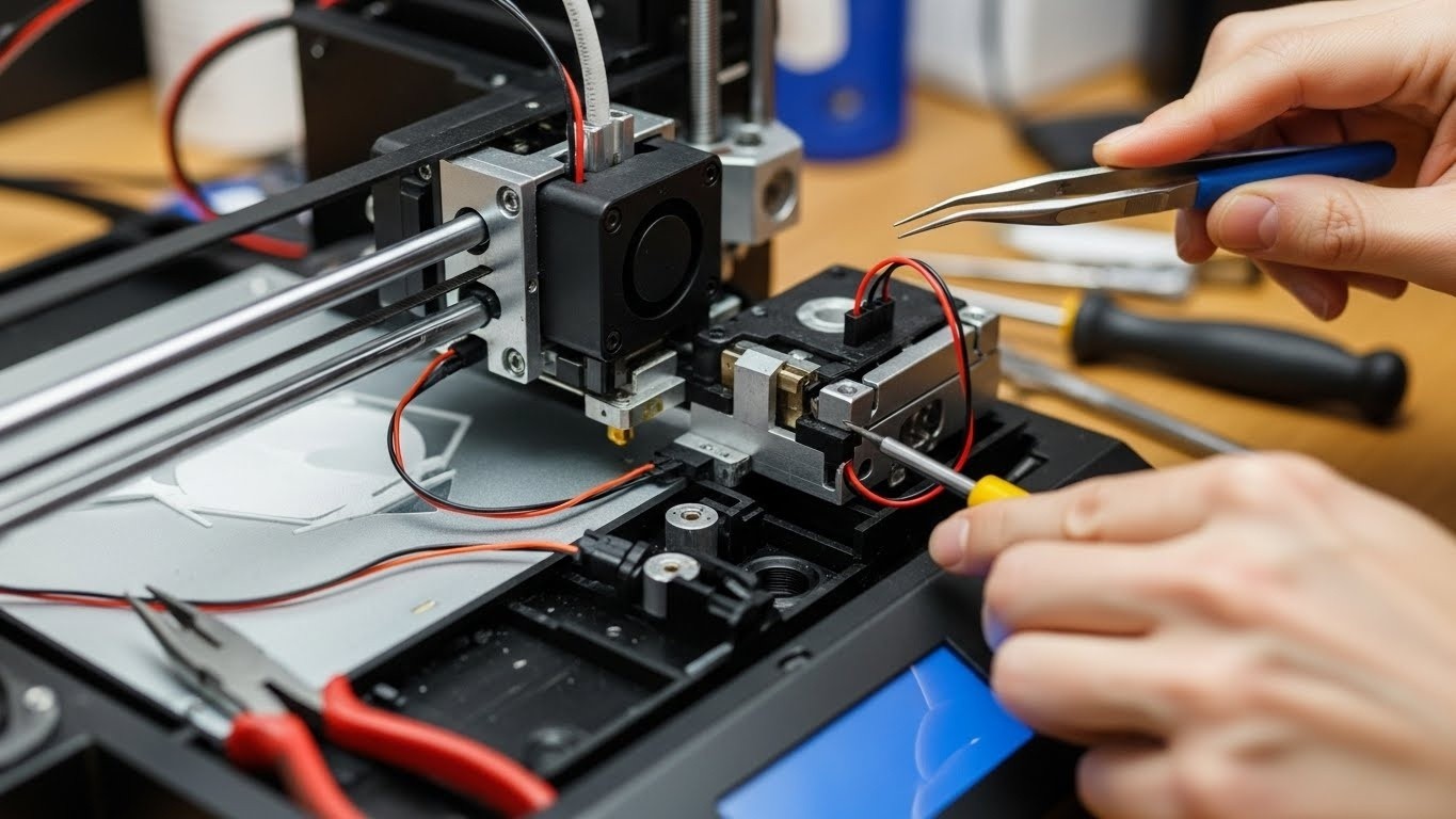 Профессиональный ремонт 3D принтера в сервисе