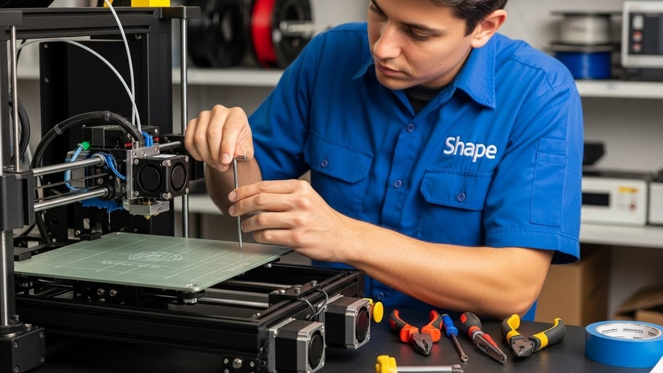 Обслуживание 3d принтеров по форме