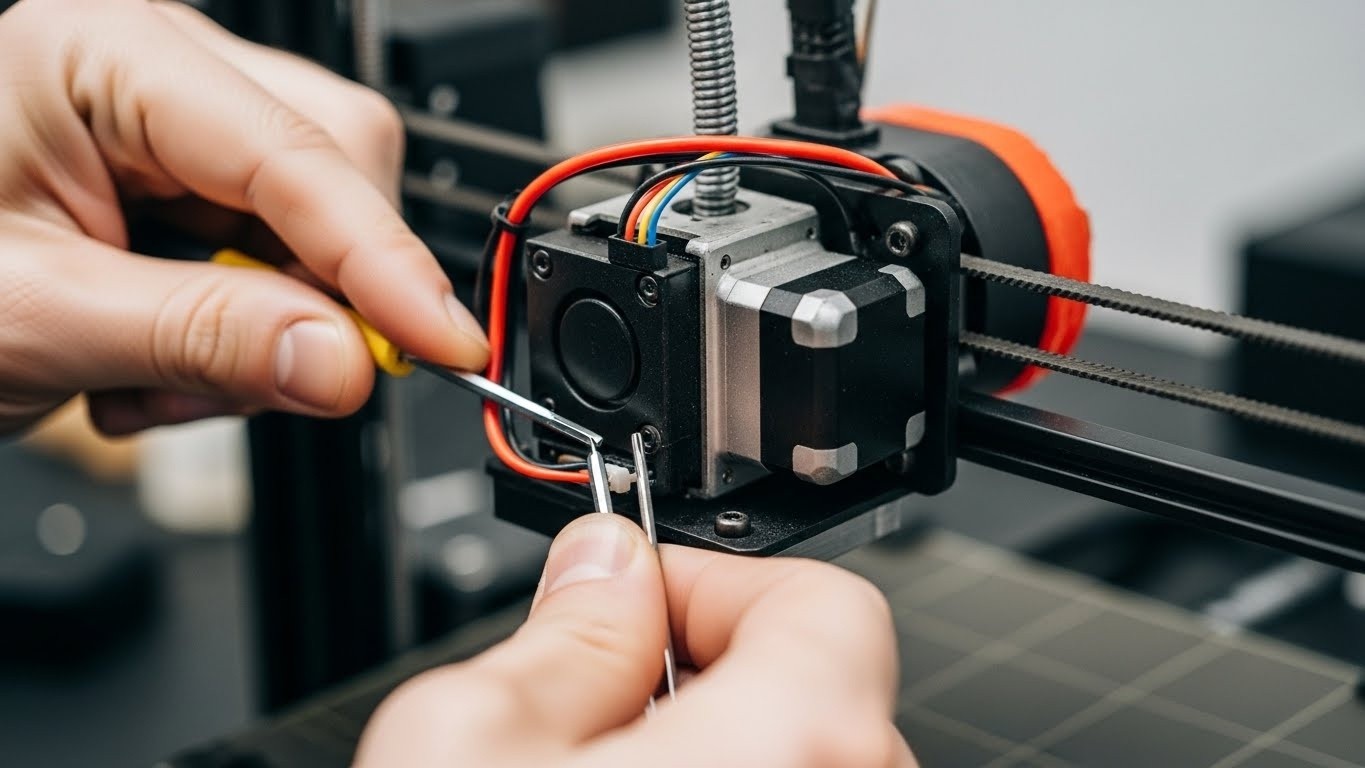 Ремонт мотора Z-оси 3D принтера