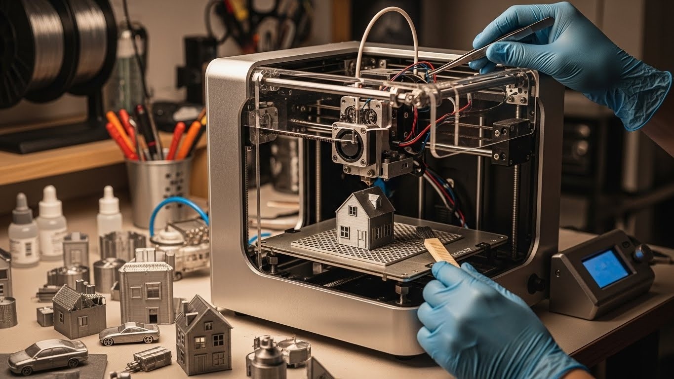 Обслуживание 3d принтеров для металлических домашних моделей