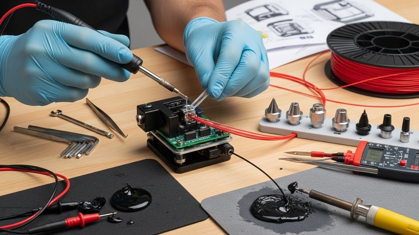 Ремонт 3D принтеров