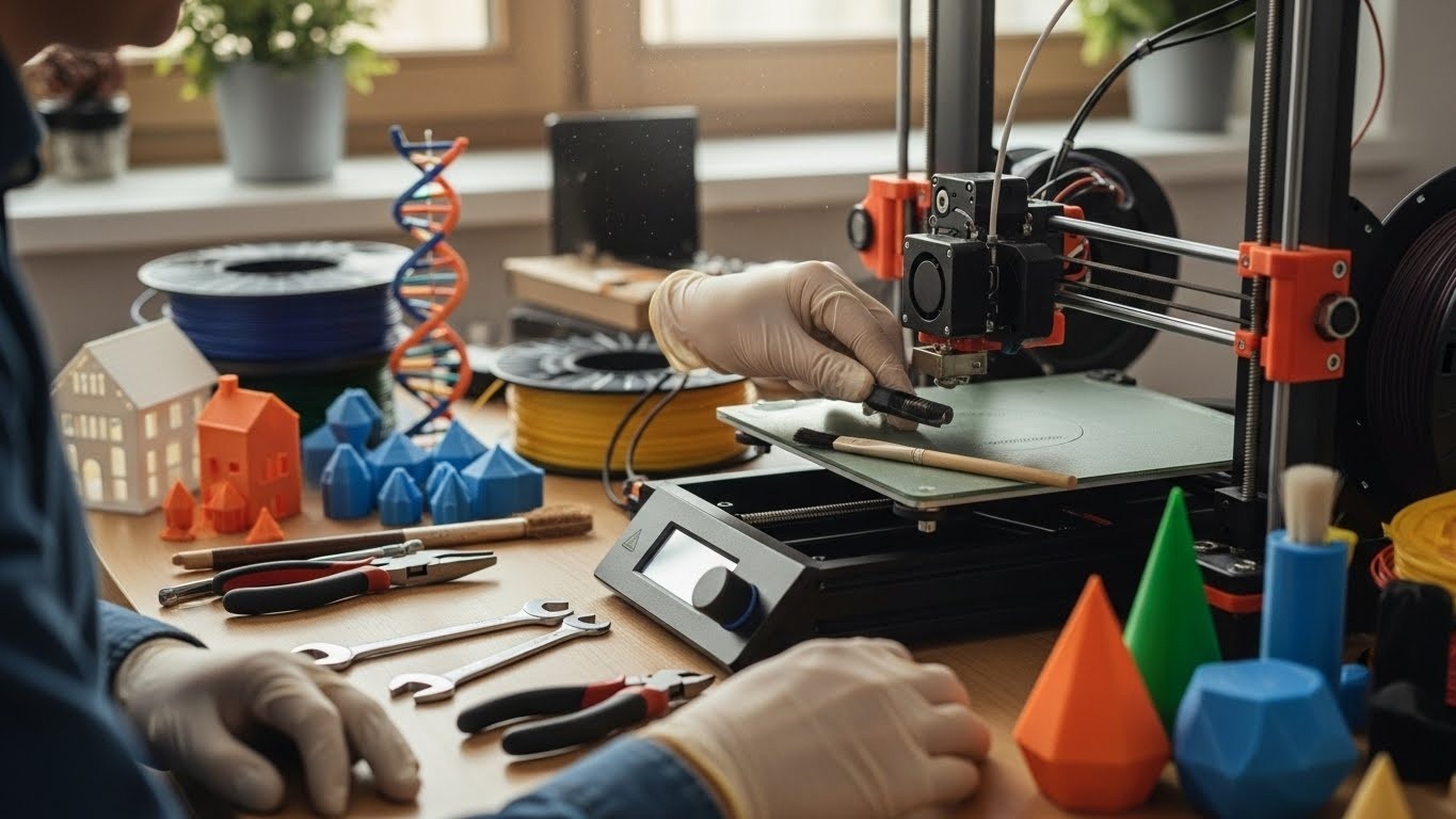 Обслуживание 3d принтеров для образовательных домашних моделей