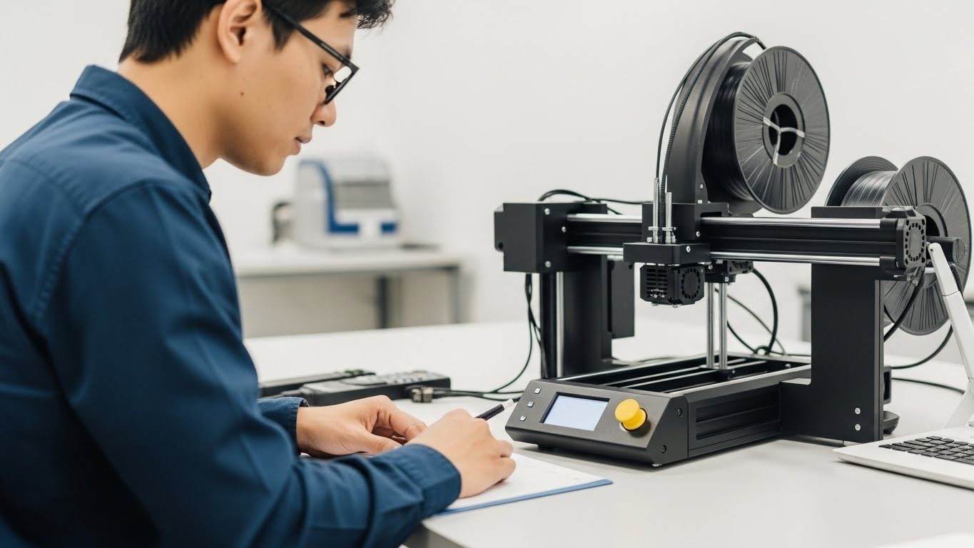 Обслуживание 3D-принтера для промышленных пластиковых моделей