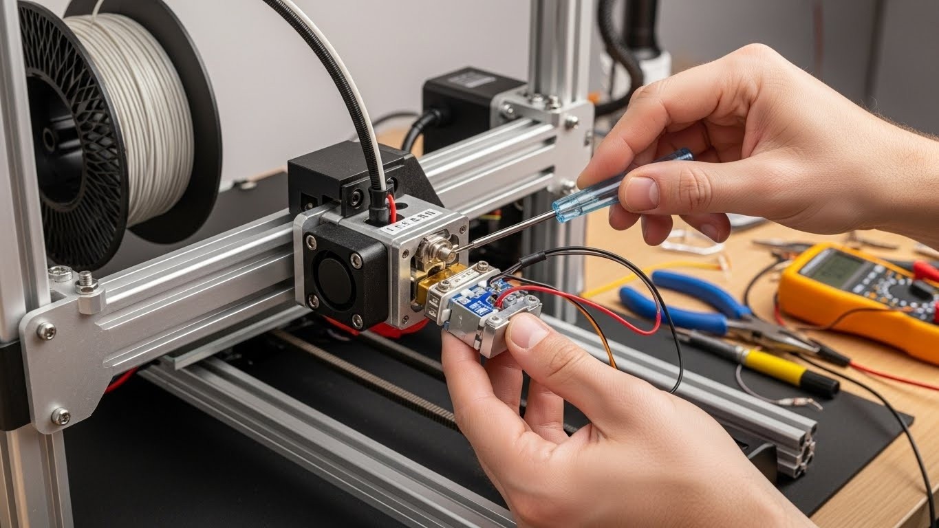Ремонт системы нагрева 3D принтера