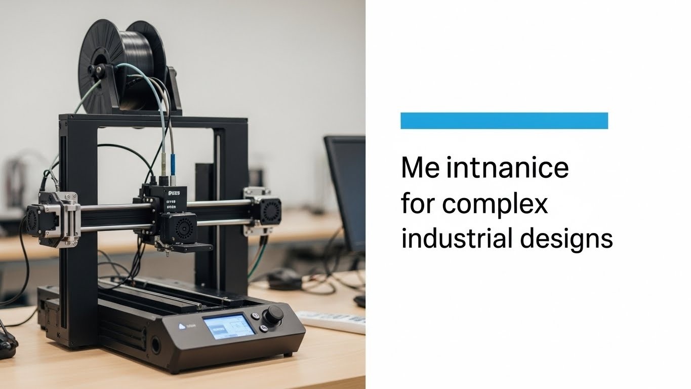 Обслуживание 3d принтеров для сложных промышленных конструкций