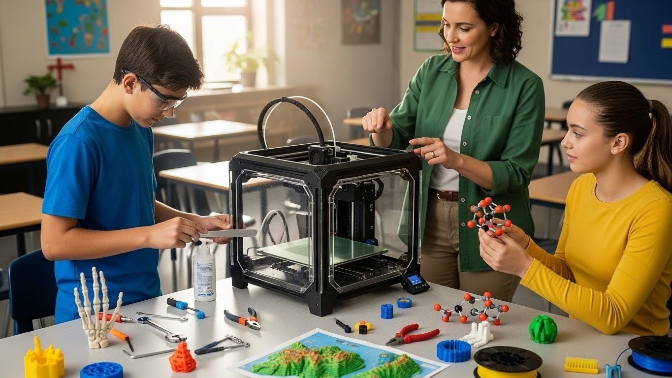 Обслуживание 3d принтеров для школьных образовательных моделей