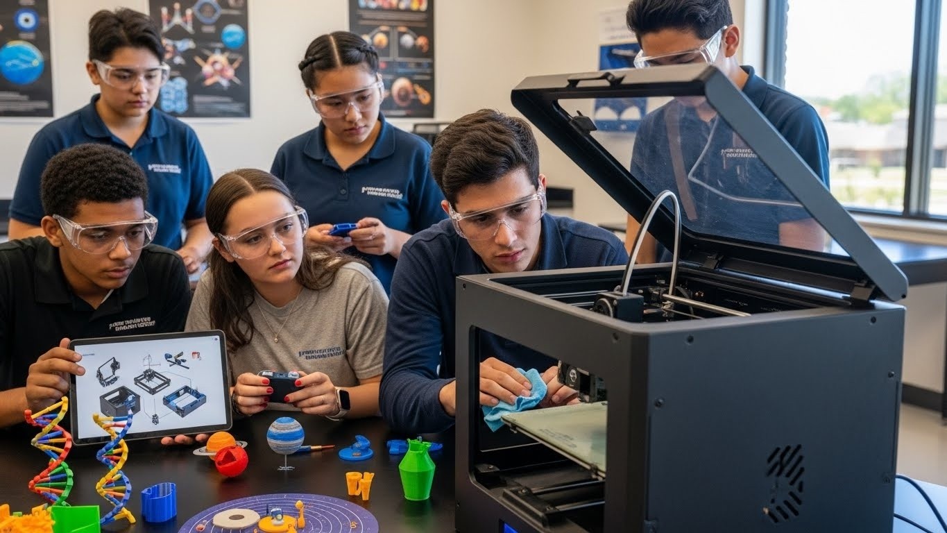 Обслуживание 3d принтеров для научных образовательных моделей