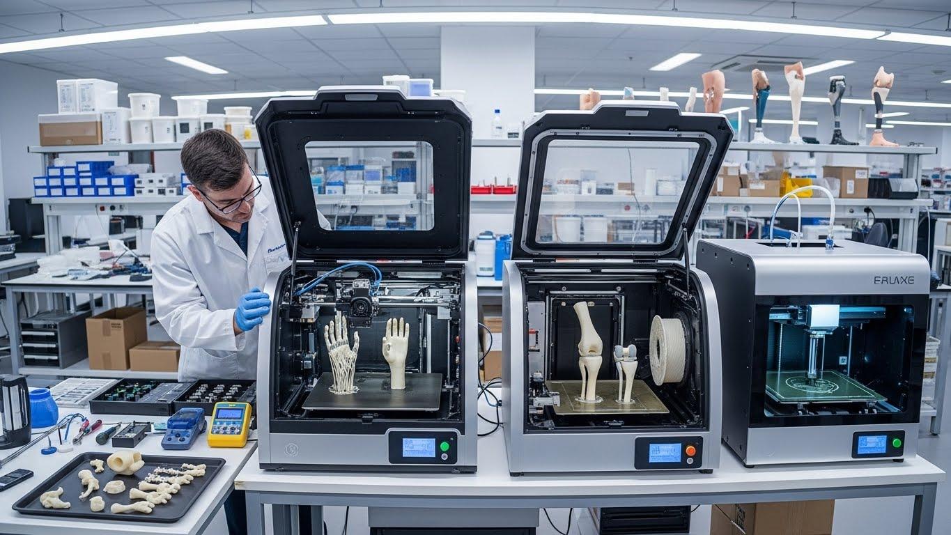Обслуживание 3D-принтера для медицинских протезов