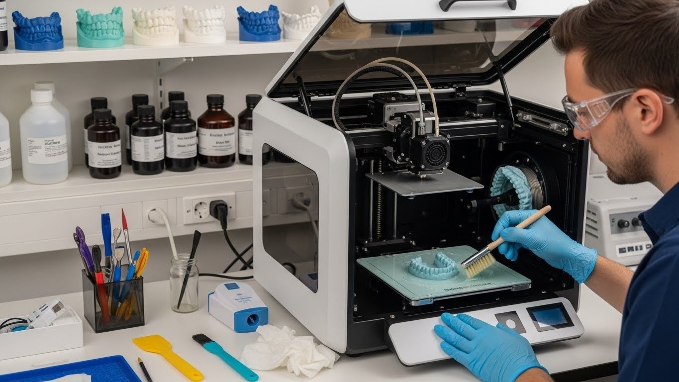 Обслуживание 3d принтеров для стоматологических моделей