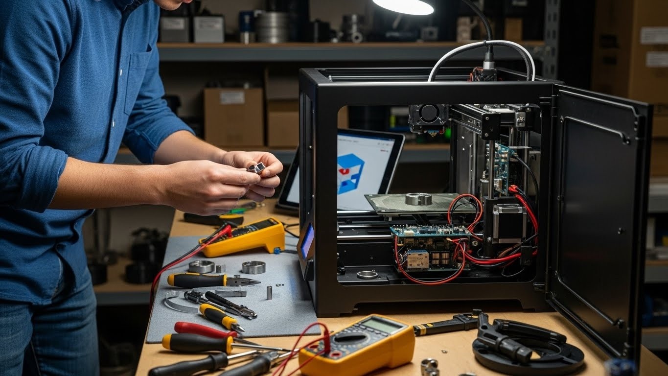 Ремонт 3D принтеров для начинающих пользователей