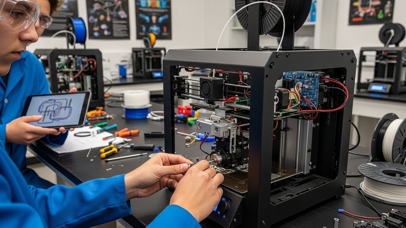 Профессиональный ремонт 3D принтеров для образовательных учреждений Ремонт 3D принтеров для школьных лабораторий