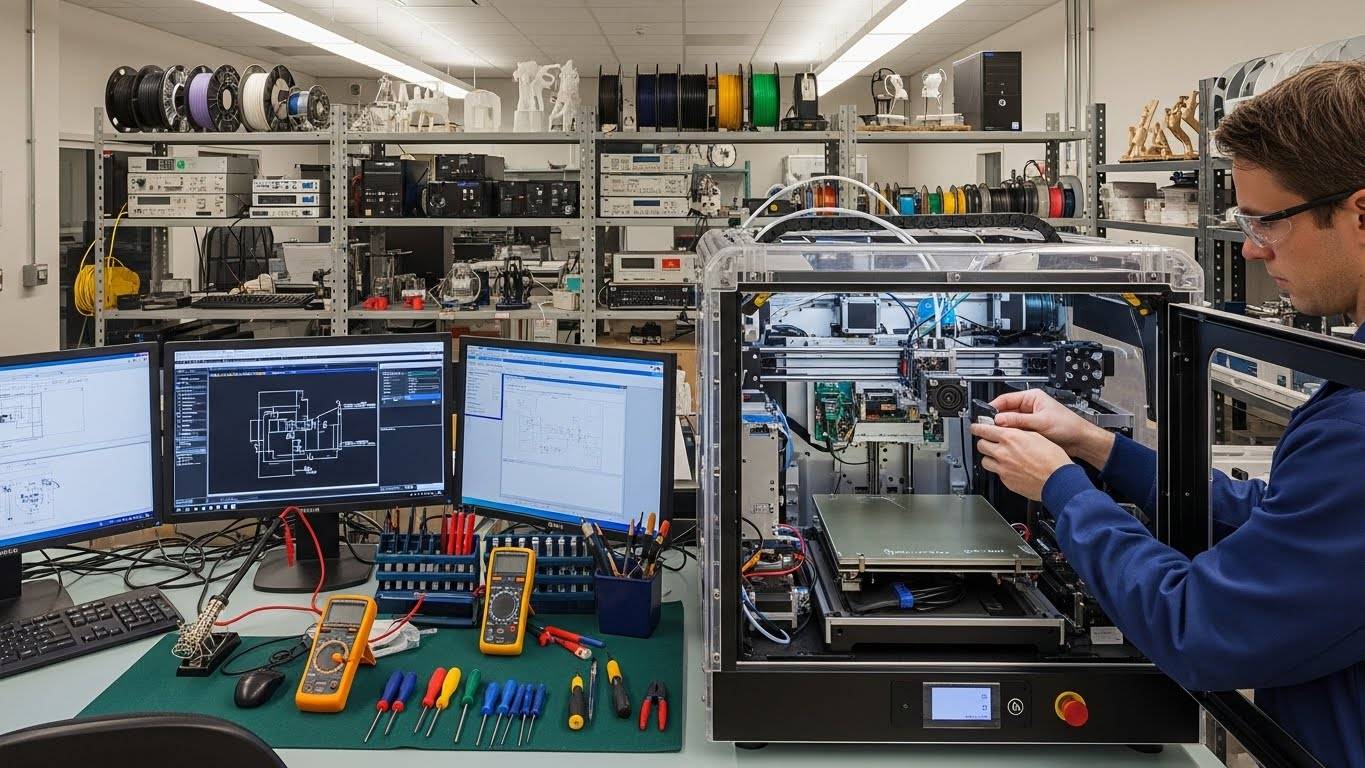 Ремонт 3d принтеров для университетских исследовательских центров