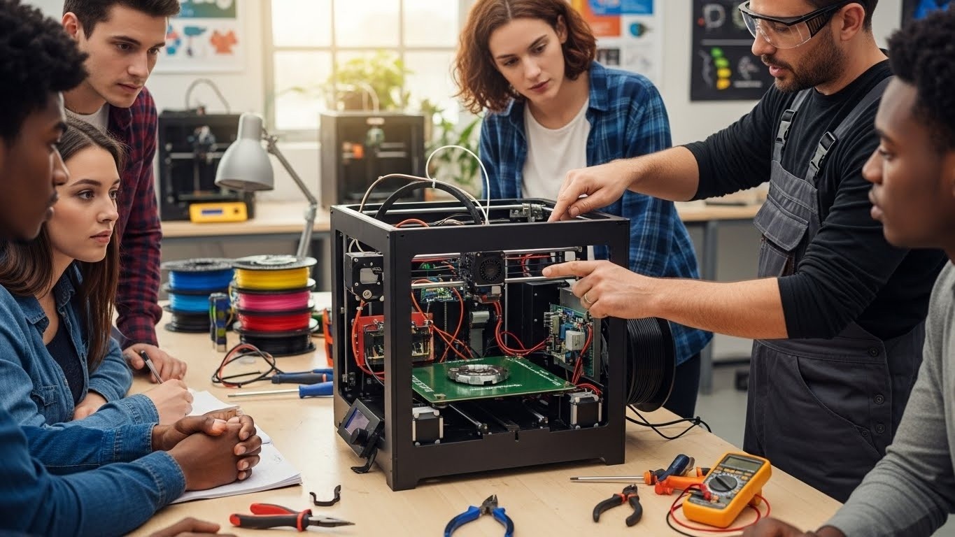 Ремонт 3d принтеров для учебных мастерских