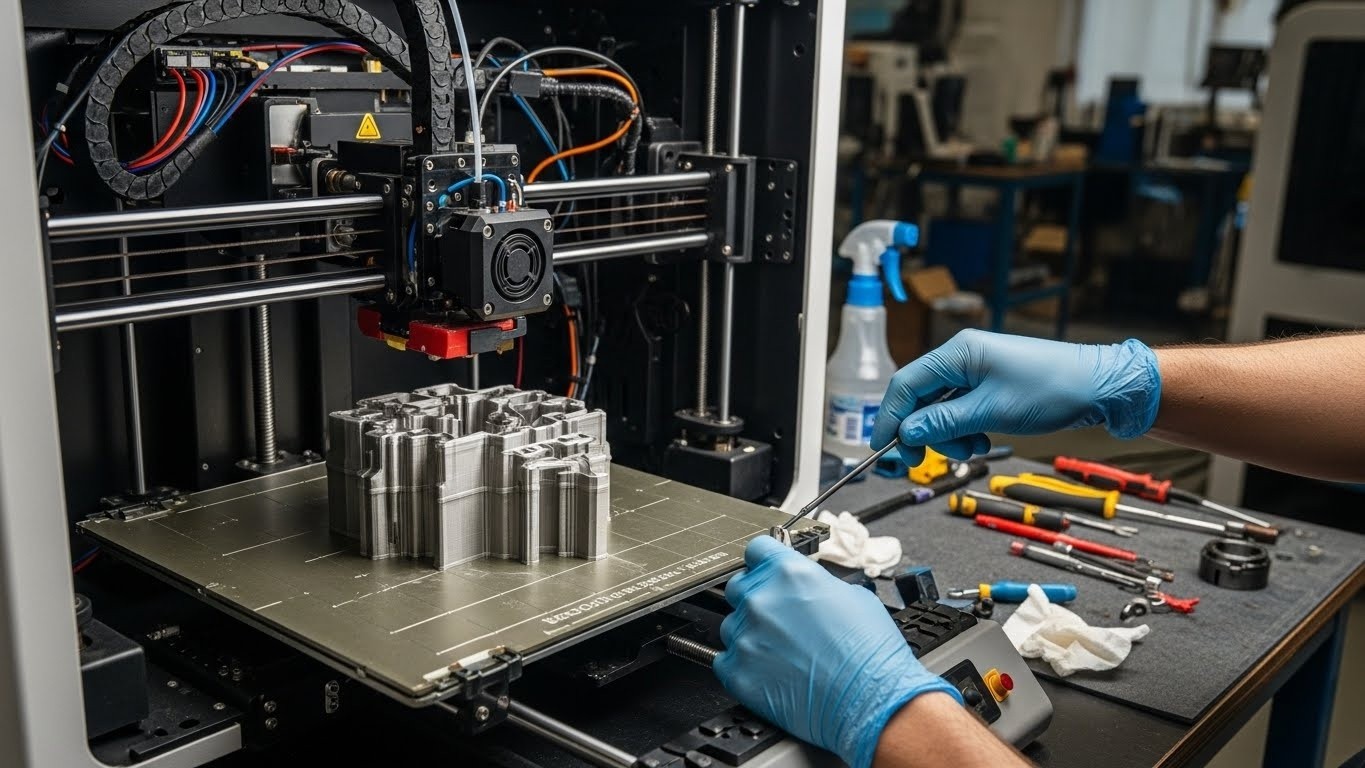 Обслуживание 3D-принтера для промышленных прототипов