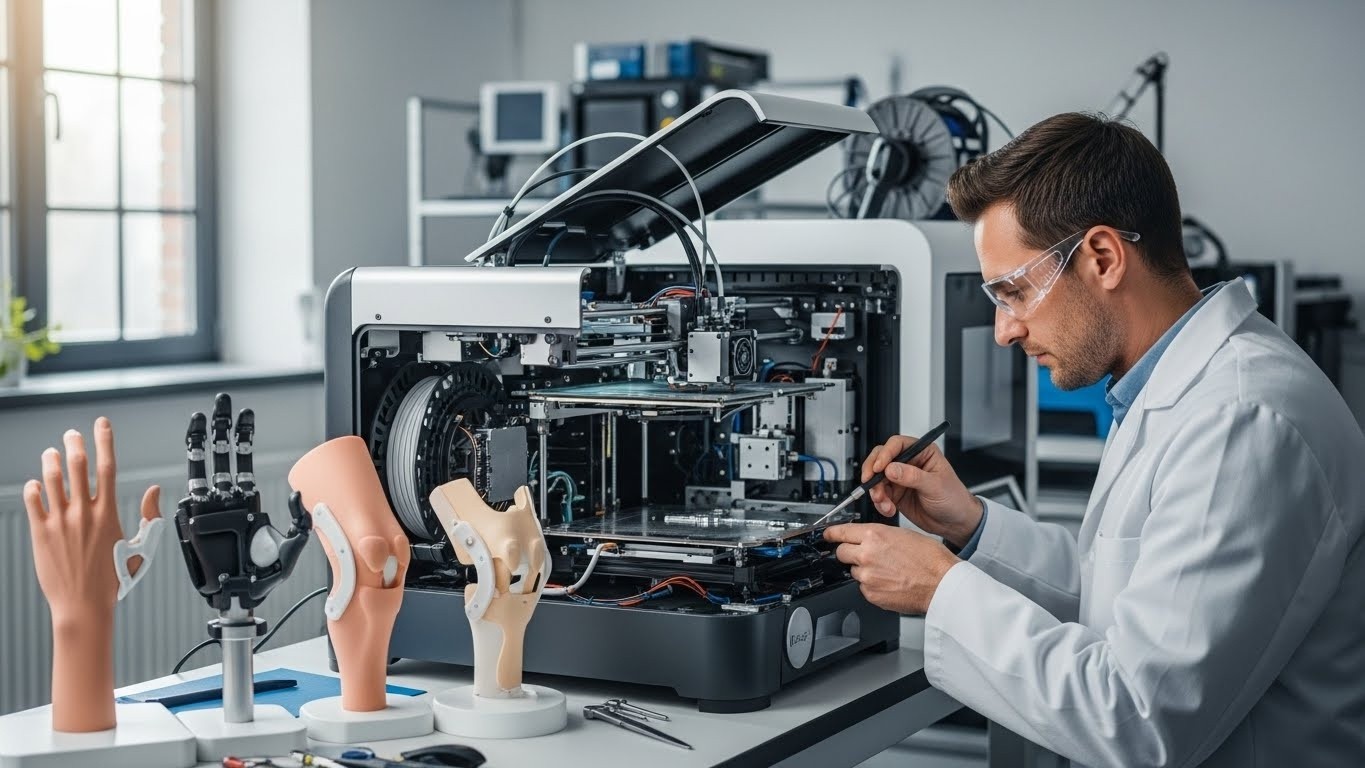 Ремонт 3d принтеров для медицинского протезирования