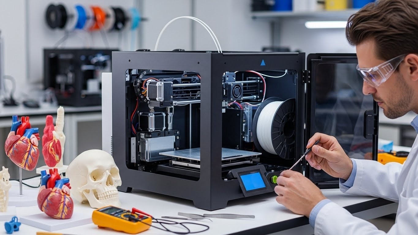Ремонт 3d принтеров для создания медицинских моделей