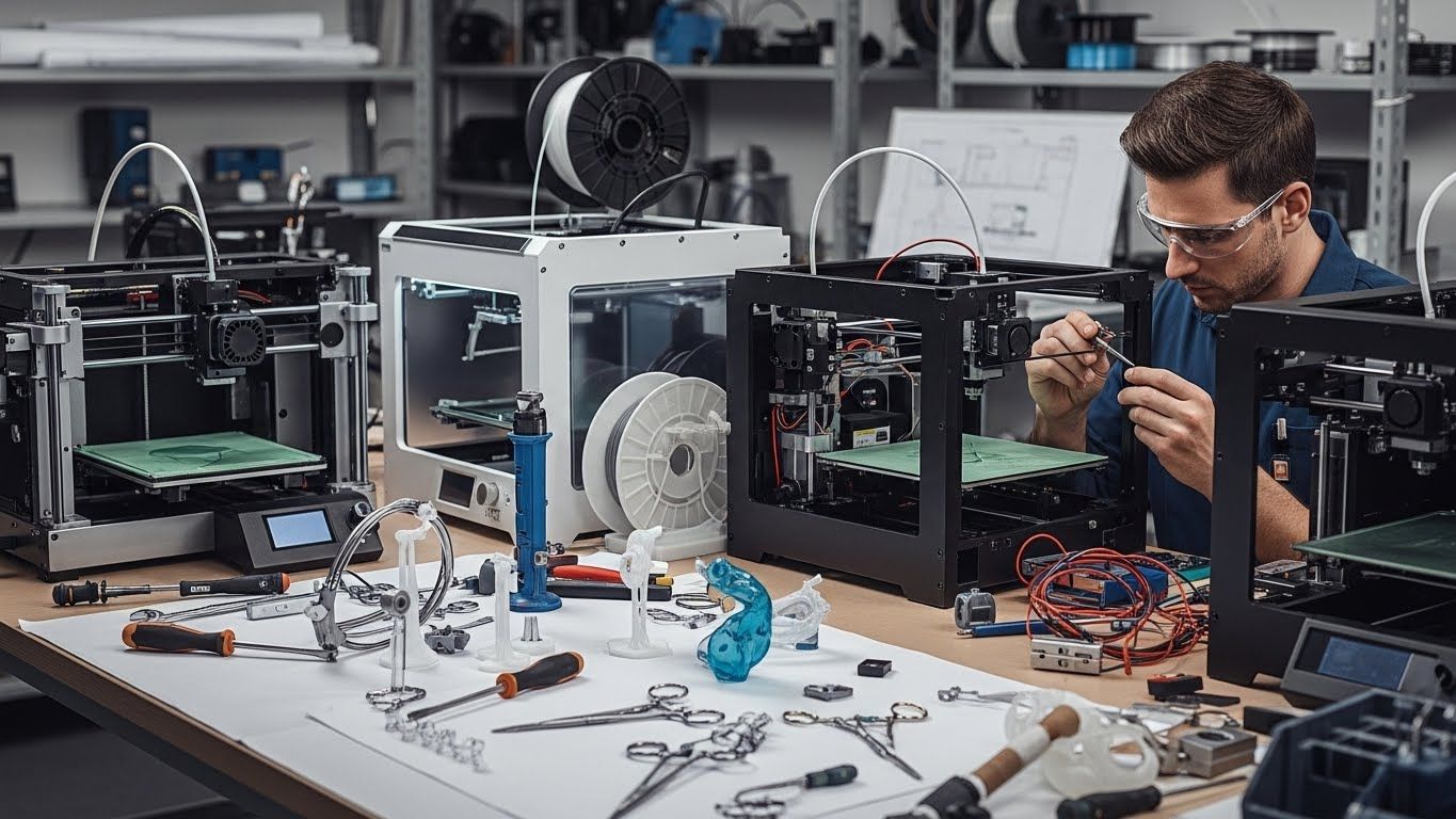 Ремонт 3D-принтеров для изготовления хирургических инструментов