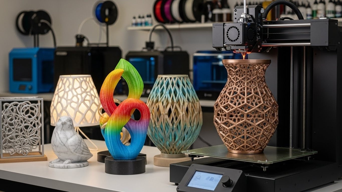 Обслуживание 3D-принтера для декоративных изделий