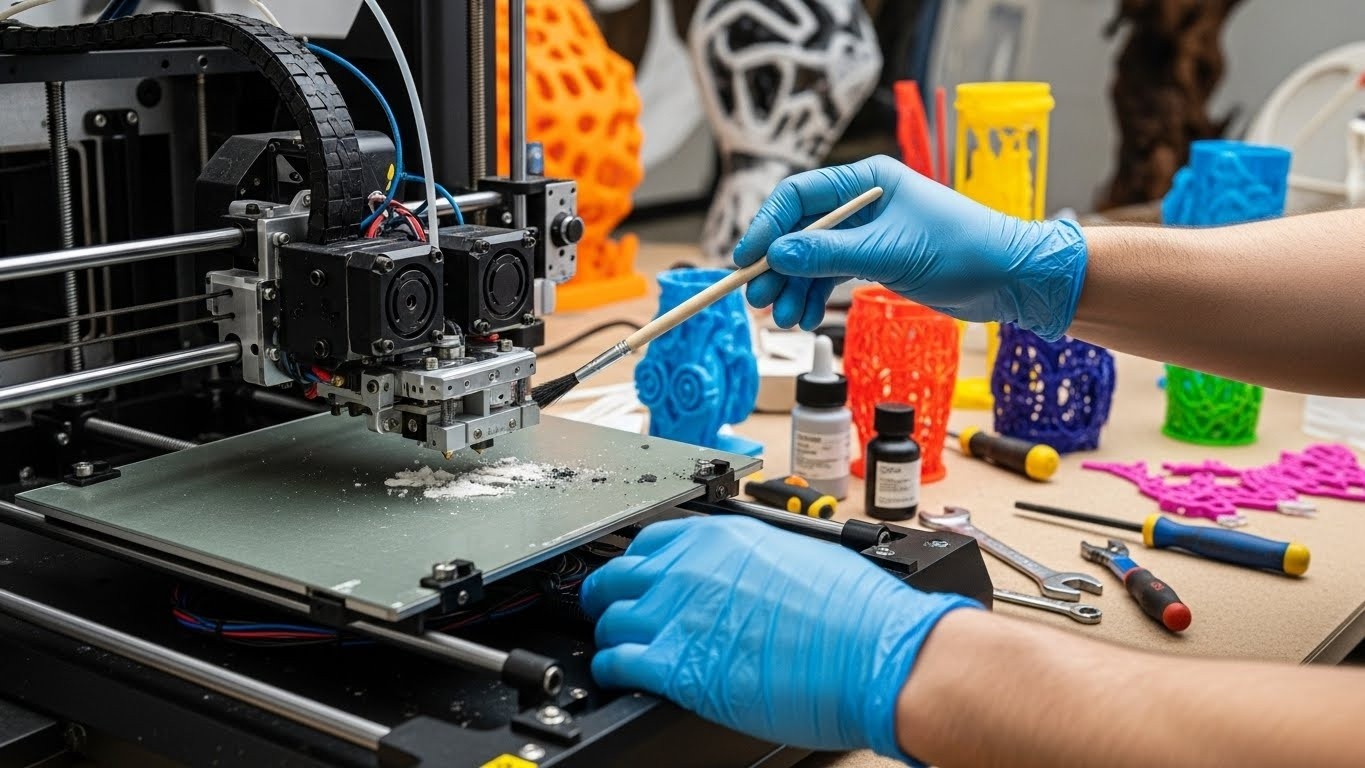 Обслуживание 3d принтеров для арт-инсталляций