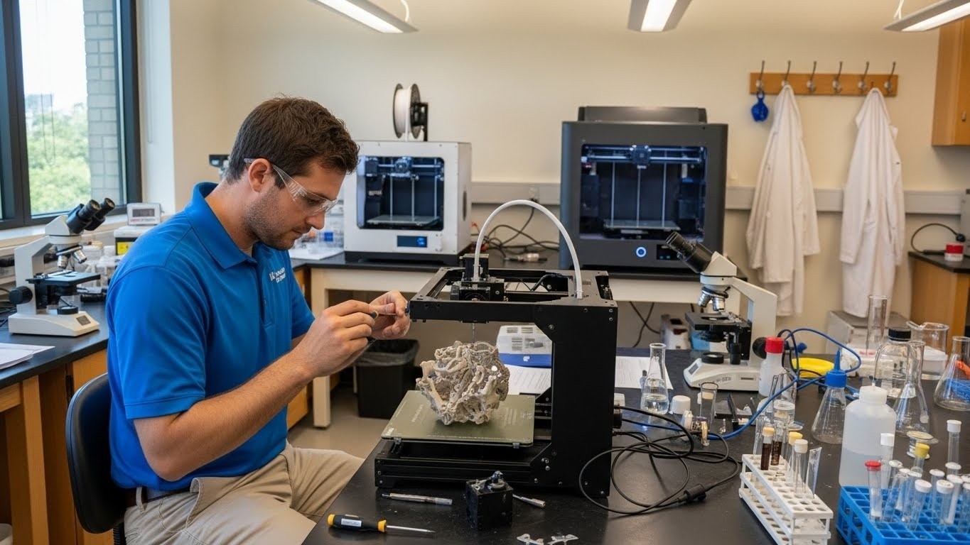 Ремонт 3D-принтеров для лабораторных исследований
