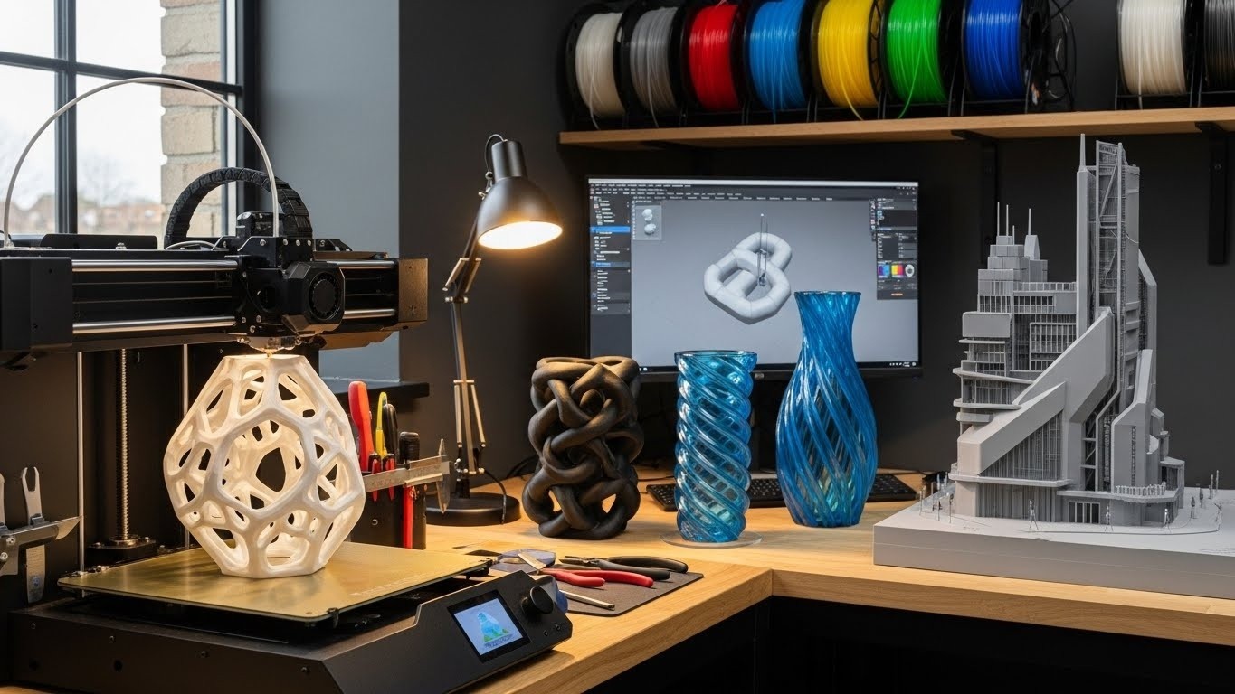 Обслуживание 3d принтеров для дизайнерских объектов