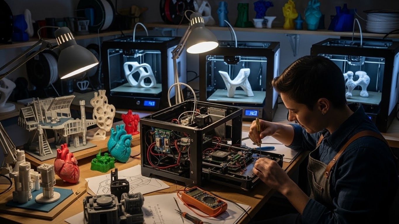 Ремонт 3d принтеров для создания экспериментальных моделей