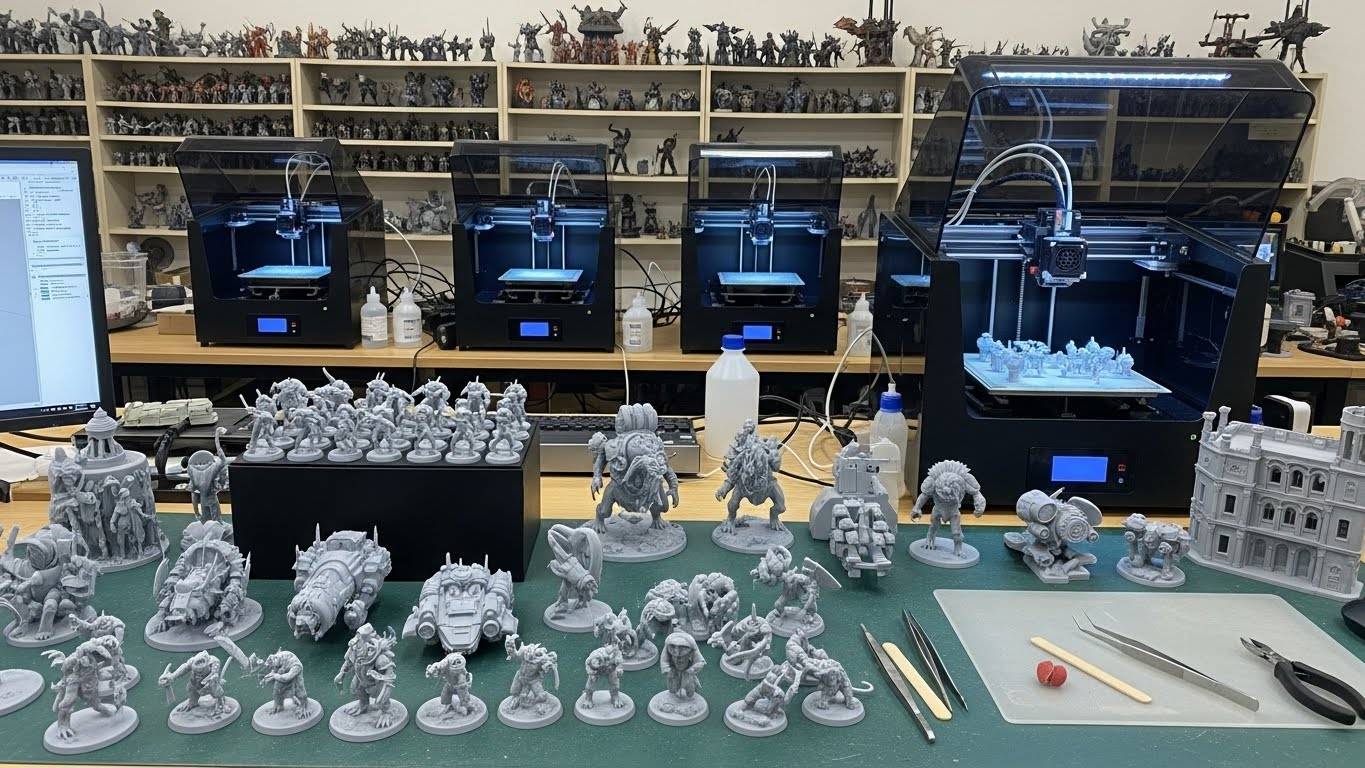 Обслуживание 3D-принтера для миниатюр и моделей