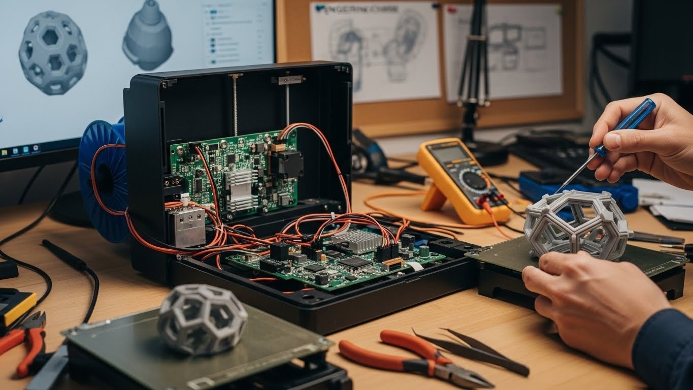 Ремонт 3d принтеров для инженерных расчетов и тестов