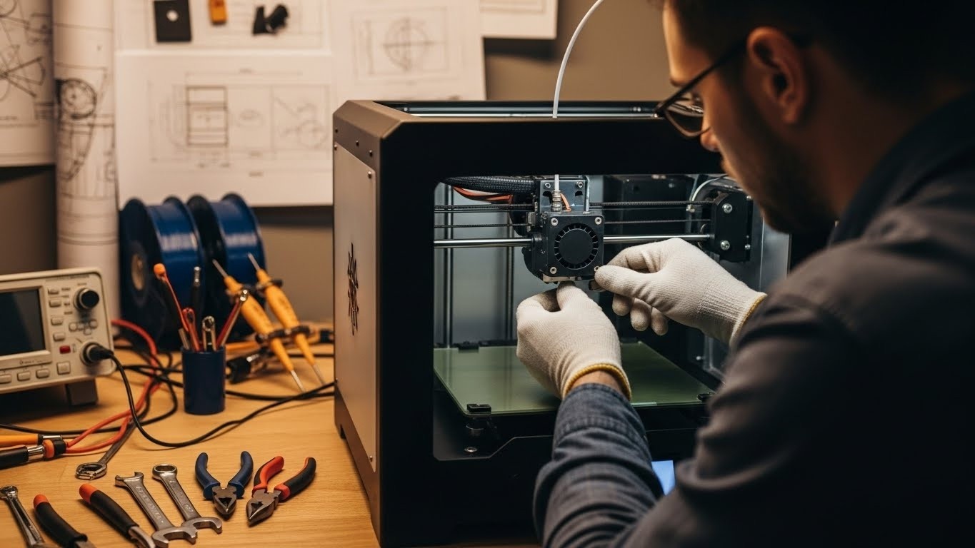 Ремонт 3D-принтеров для инженерных расчетов