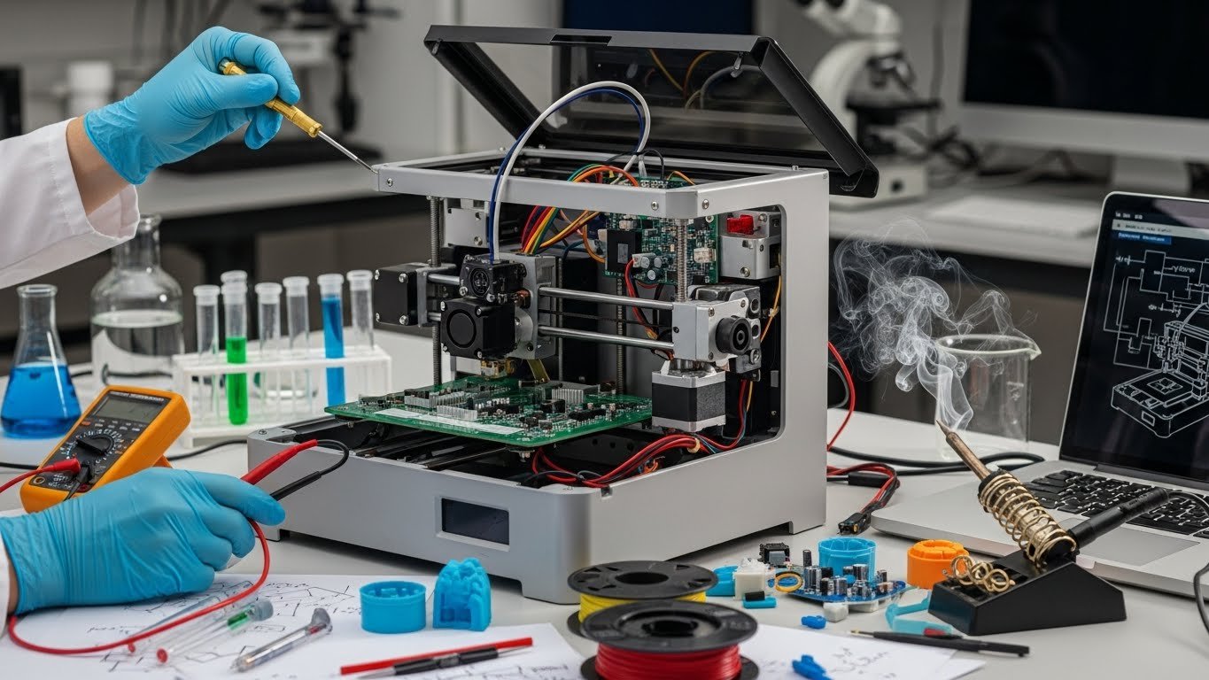 Ремонт 3D-принтеров для научных исследований