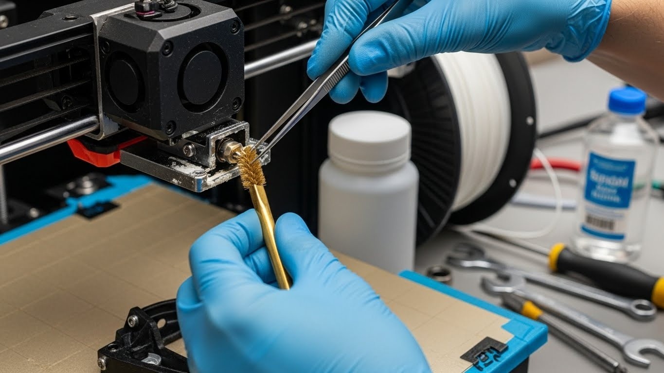 Обслуживание 3D-принтера для печати полипропиленом