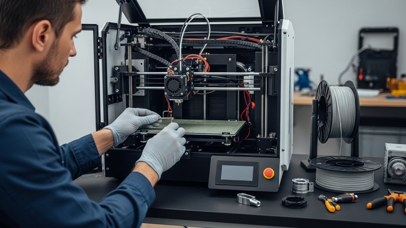 Обслуживание 3D-принтера для композитных пластиков