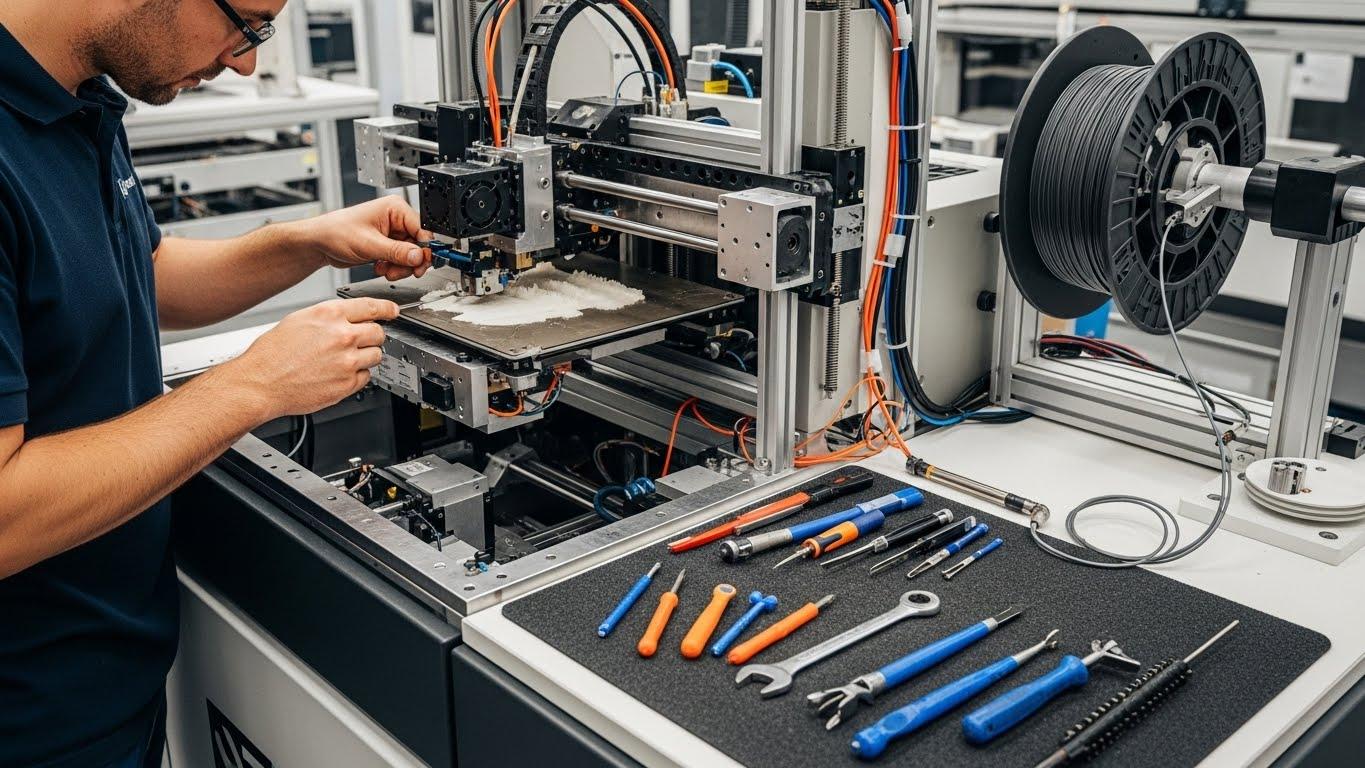 Обслуживание промышленных 3D принтеров