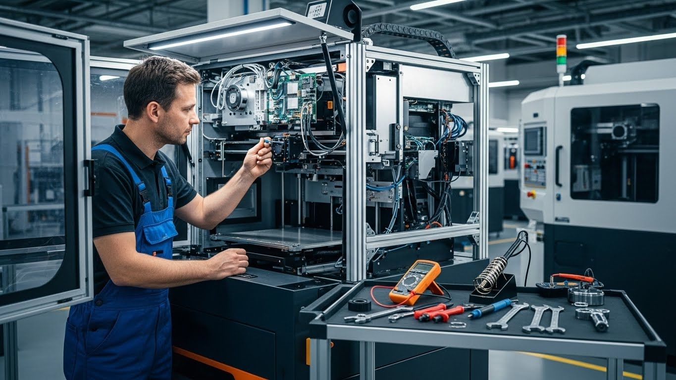 Ремонт 3D принтеров для промышленности Ремонт промышленных 3D принтеров