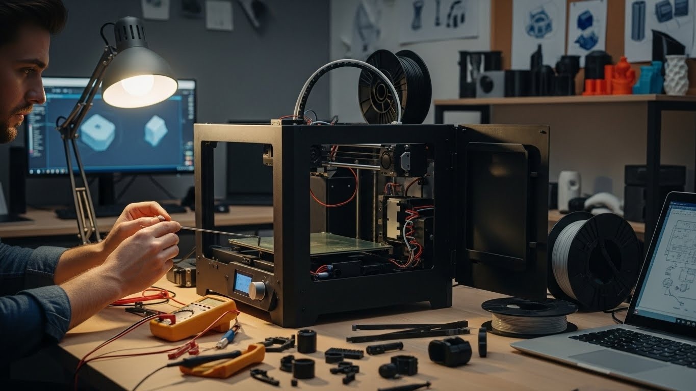 Ремонт 3D-принтеров для дизайнерских студий