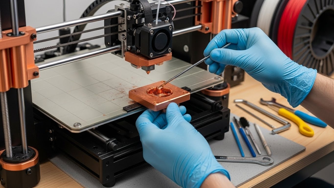 Обслуживание 3d принтеров для медных сплавов