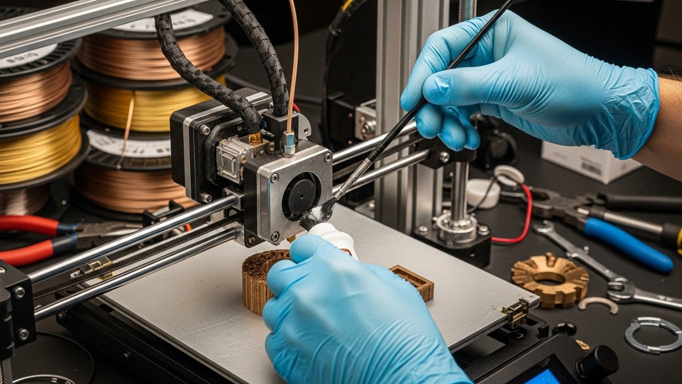 Обслуживание 3d принтеров для бронзы и латуни
