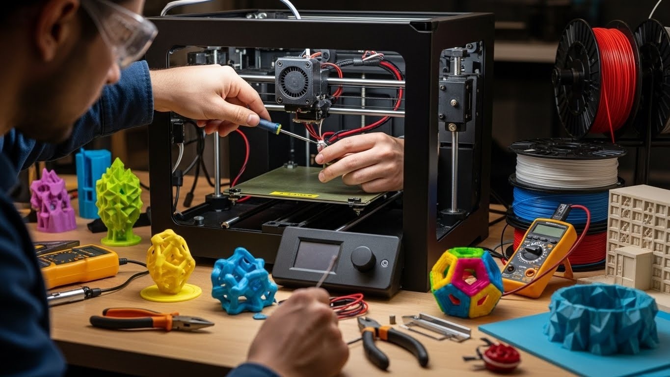 Ремонт 3d принтеров для художественных проектов