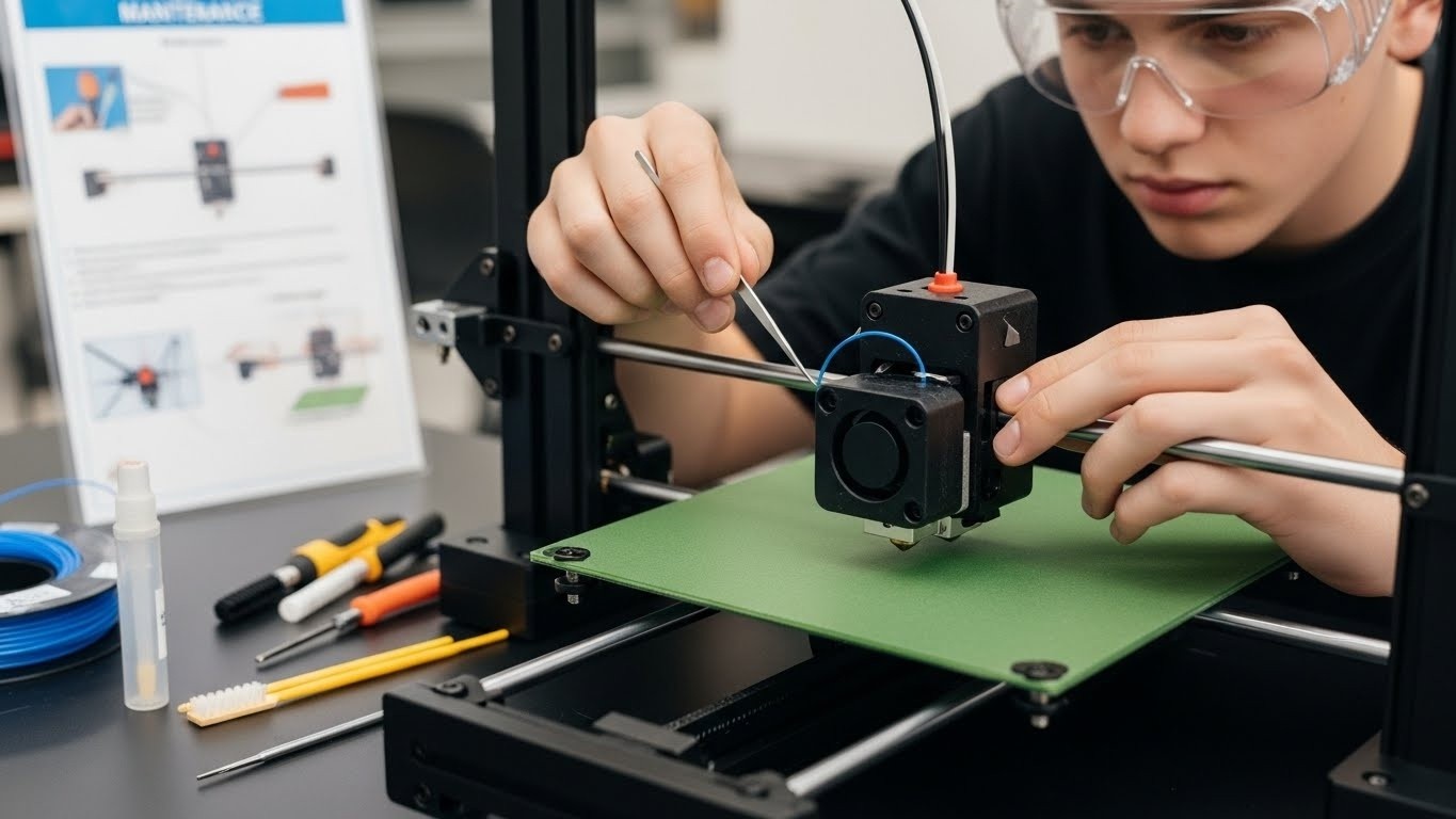 Обслуживание 3d принтеров для образовательных целей