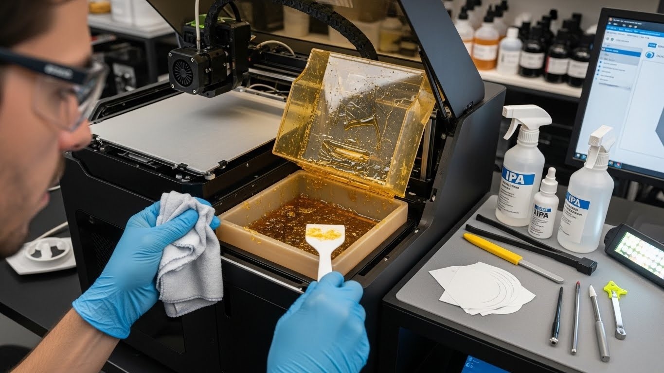 Обслуживание 3d принтеров для прочных фотополимеров