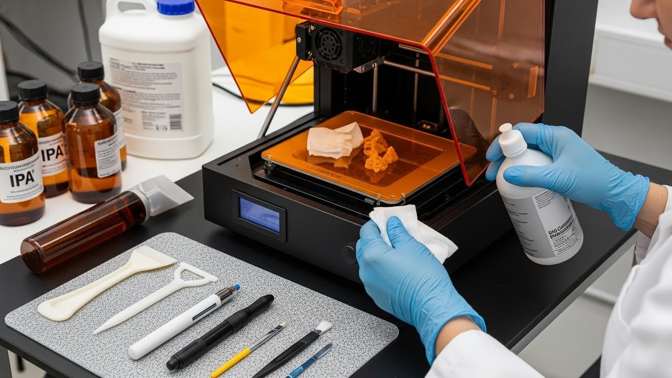 Обслуживание 3d принтеров для биосовместимых фотополимеров