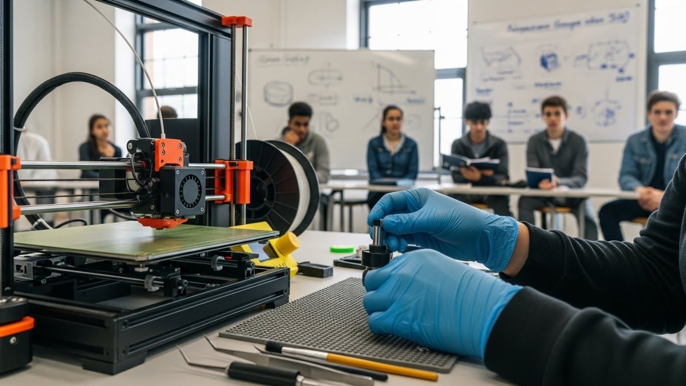 Обслуживание образовательных 3D принтеров