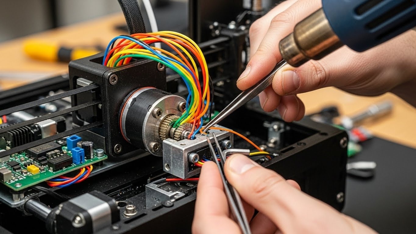 Ремонт 3D-принтеров для гибких пластиковых материалов