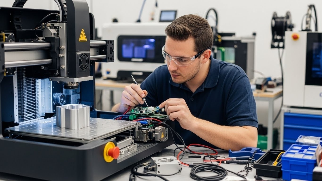 Ремонт 3d принтеров для обработки металлов