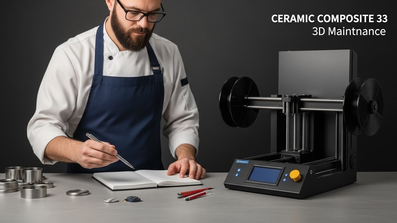 Обслуживание 3D-принтера для керамических композитов