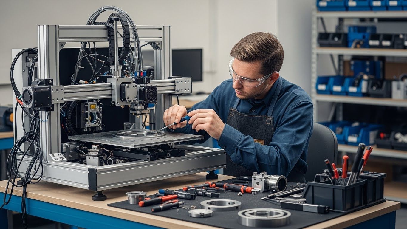 Ремонт 3d принтеров для производства металлических деталей