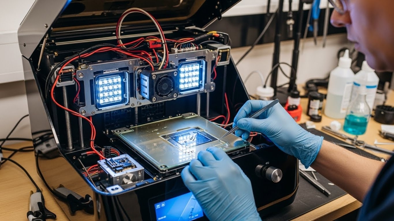 Ремонт 3d принтеров для смол с высоким разрешением