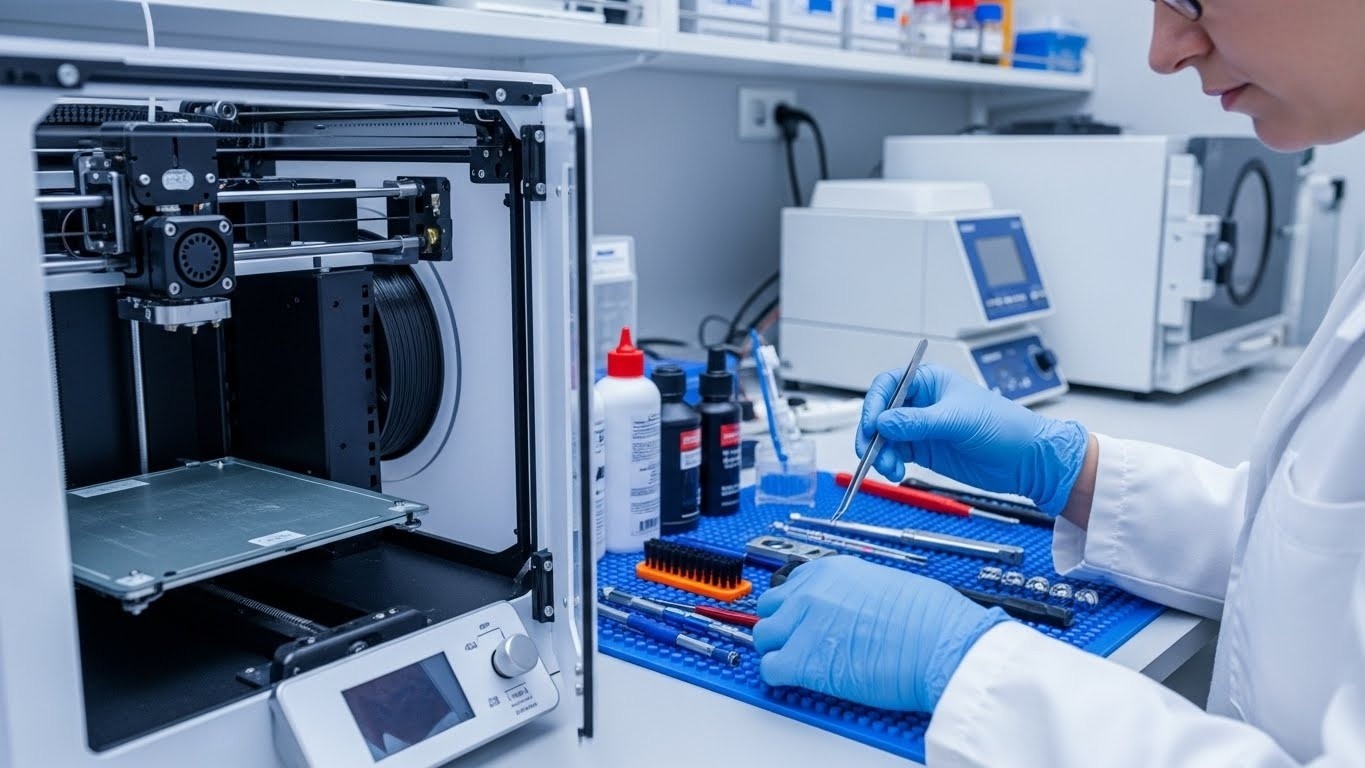 Обслуживание 3D принтеров для медицинского оборудования