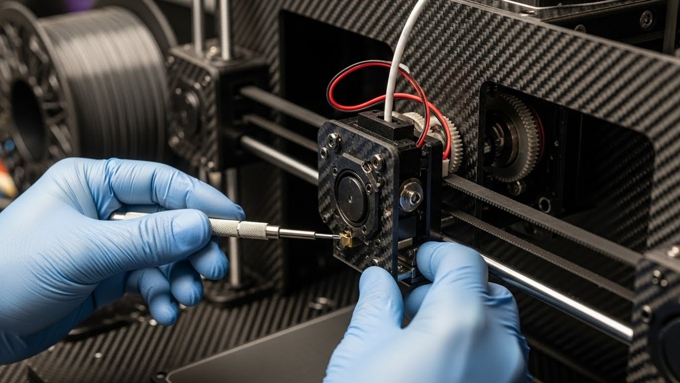 Ремонт 3D принтеров для углеродных волокон