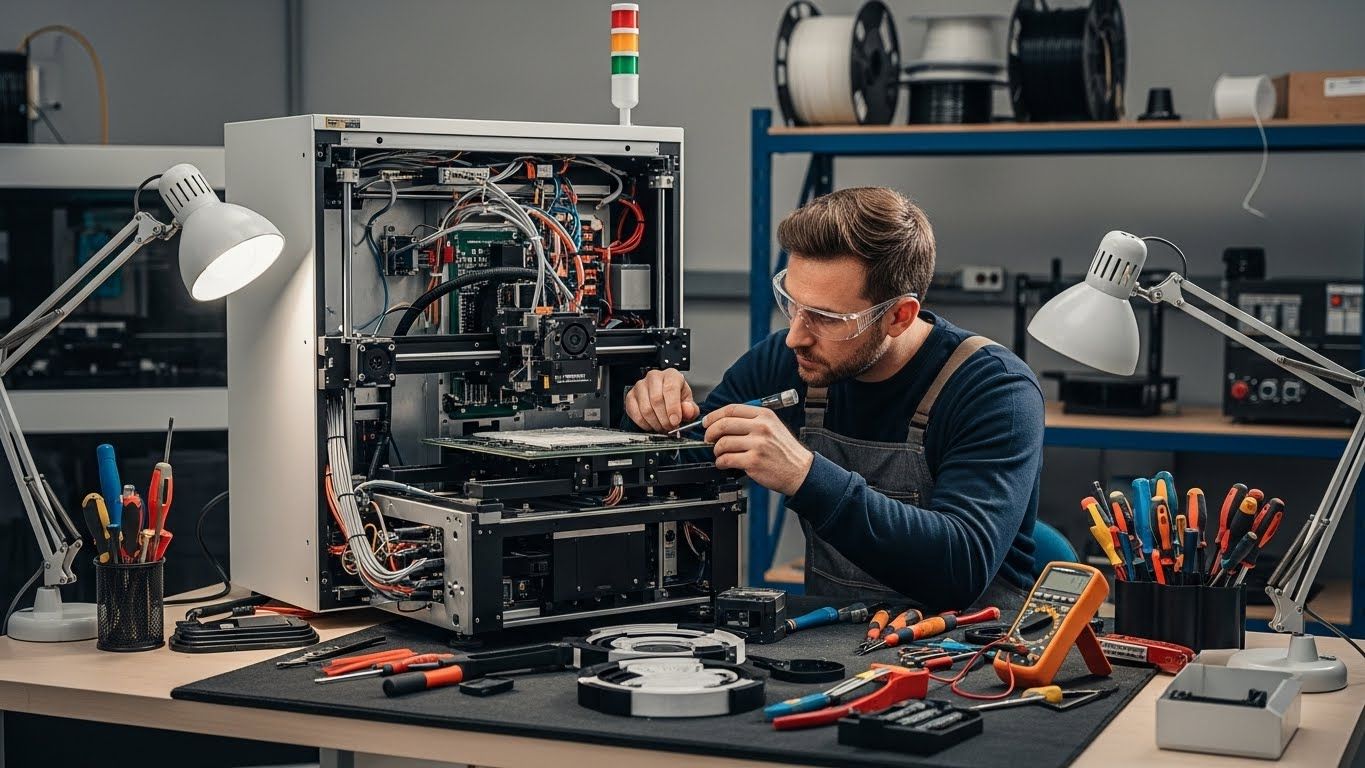 Ремонт 3D принтеров для композитных материалов